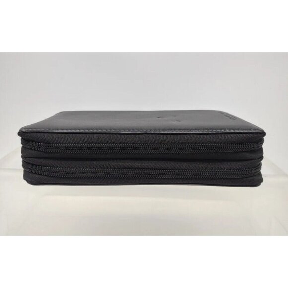 Global Art Leather 48 Pencil Marker Storage Case Zipper Black W/Prisma Pencils - Picture 9 of 9